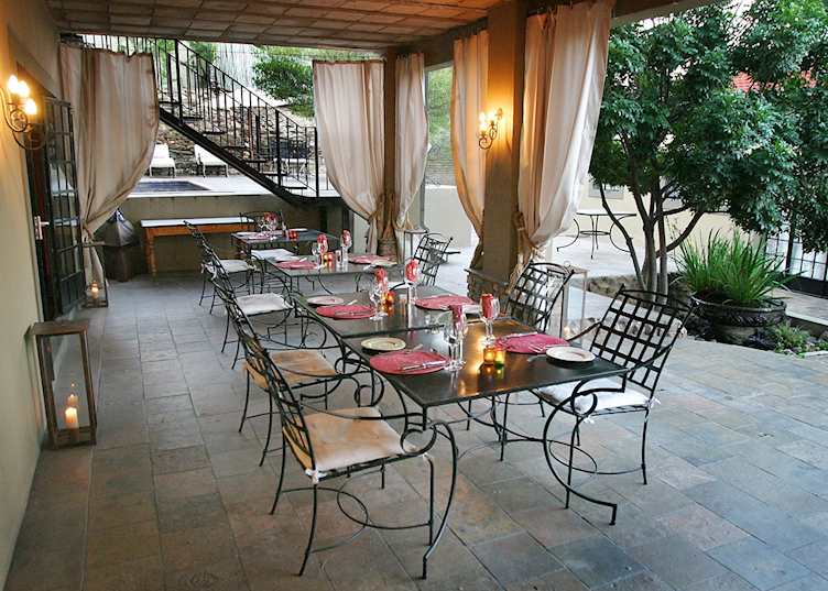 Dining area at Olive Grove, Windhoek