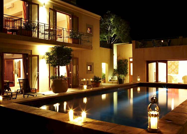 Four Quarters suites pool, Le Quartier Francais, Franschhoek