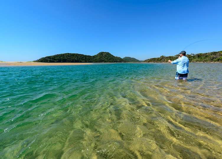 Fishing at Kosi Forest Lodge, Elephant Coast