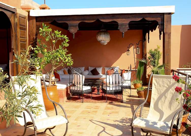 Terrace, Riad Djemanna, Marrakesh