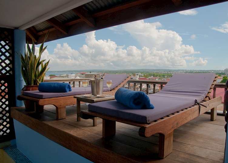 Dunia suite sundeck, Zanzibar Palace Hotel, Stone Town