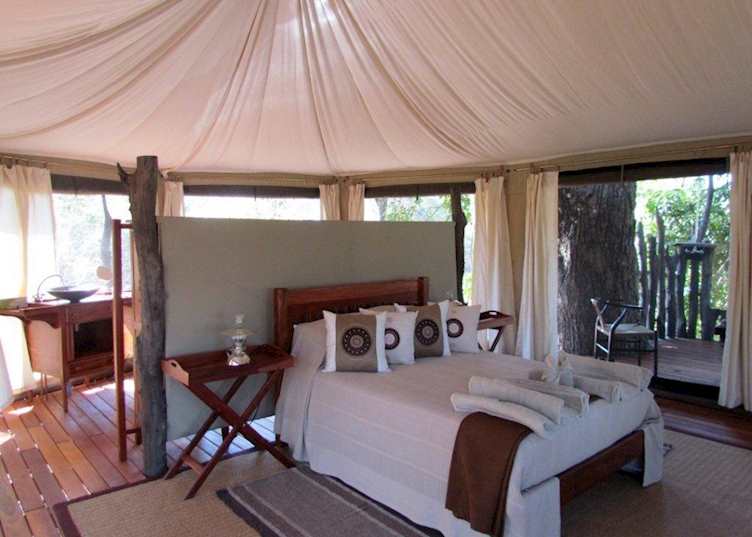Honeymoon tent, Kanga Camp, Mana Pools