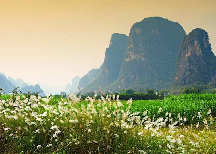 Karst peak scenery in Guangxi Province