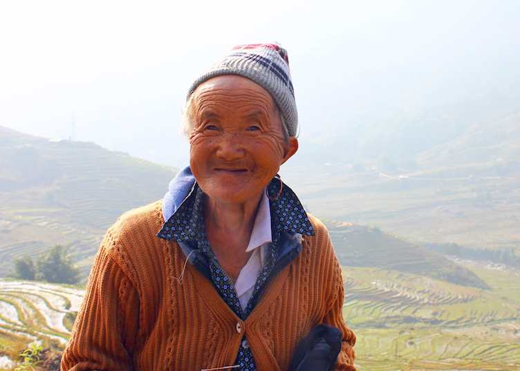 One hundred year-old woman, Sapa Valley, Vietnam