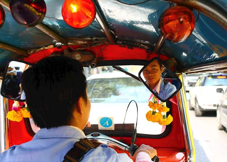 Tuk-tuk driver, Bangkok, Thailand