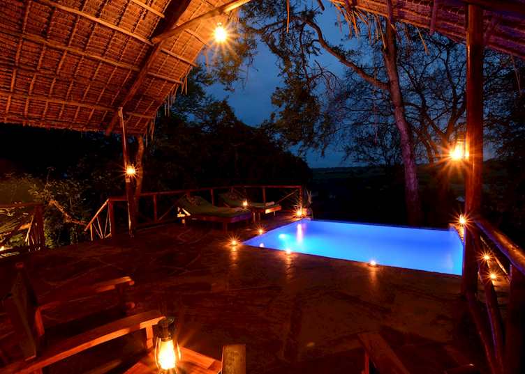 Deluxe tent at Selous Kulinda