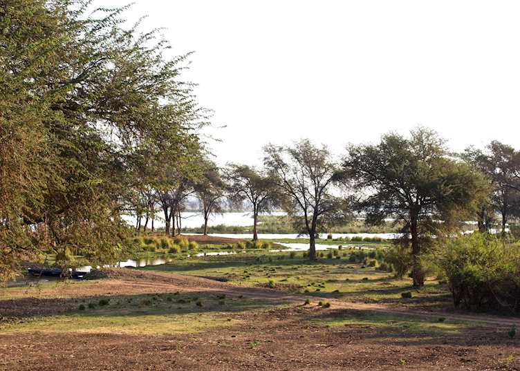 View from Anabezi Camp, Lower Zambezi National Park