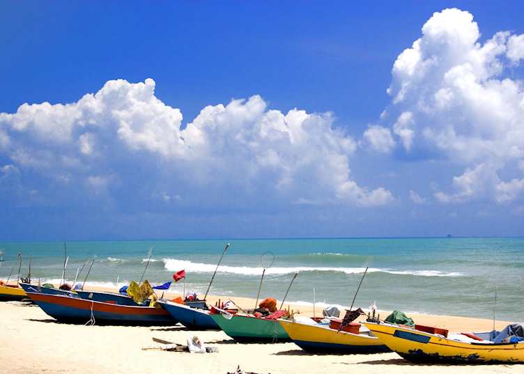 Beautiful beaches of Terengganu, Malaysia