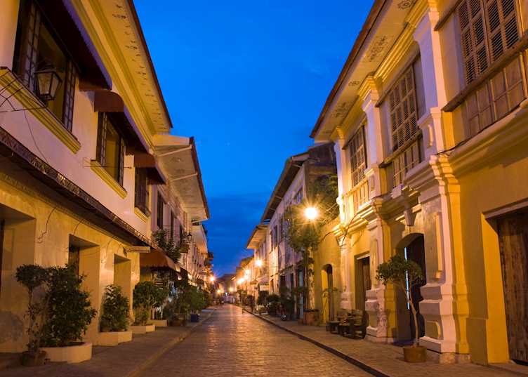 Vigan by night, Philippines