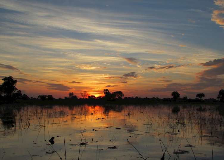 Sunset, Xudum Concession, Botswana