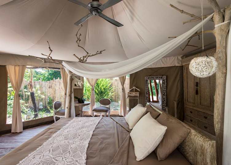 Tent Bedroom, Sandat Glamping Tents, Ubud