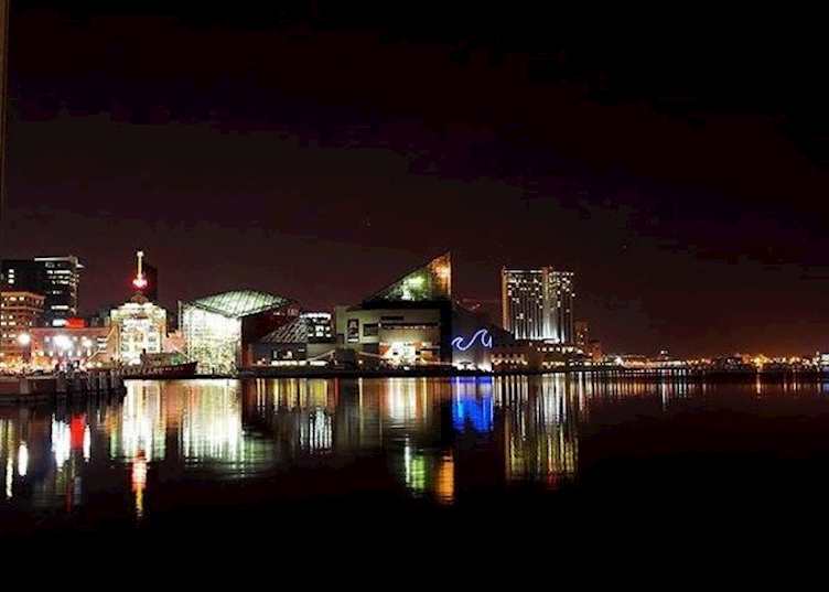 Baltimore at night
