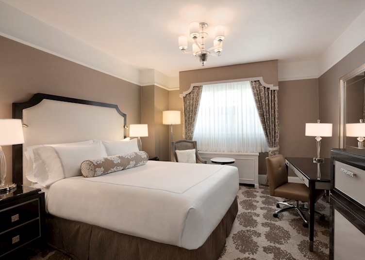 Deluxe king room, The Fairmont San Francisco