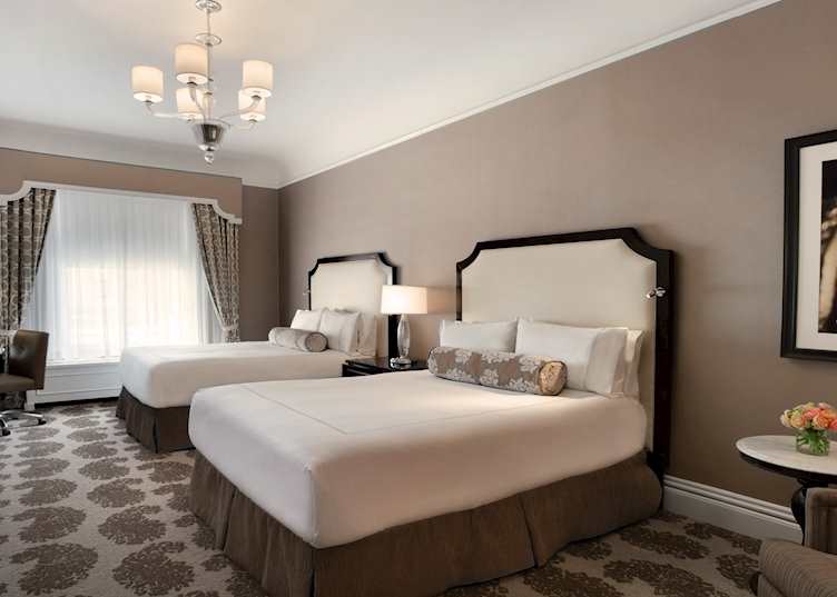 Deluxe queen room, The Fairmont San Francisco