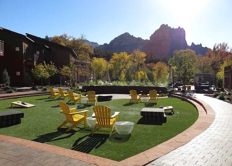 Outside area at Amara