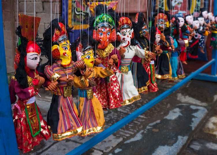 Puppets at a Market in Durbar Square, Kathmandu