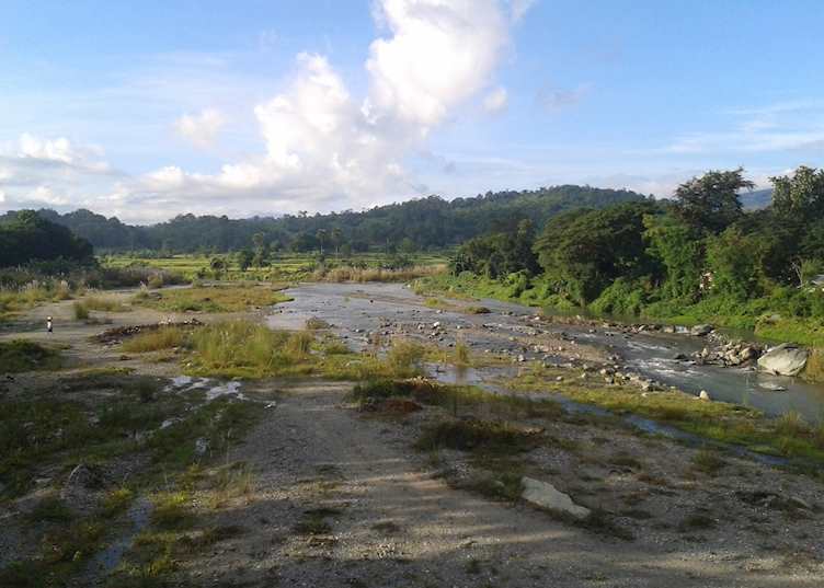 Scenery between Bagan and Kanpetlet