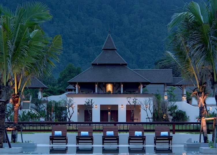 View from the pool at the Layana Resort & Spa, Koh Lanta