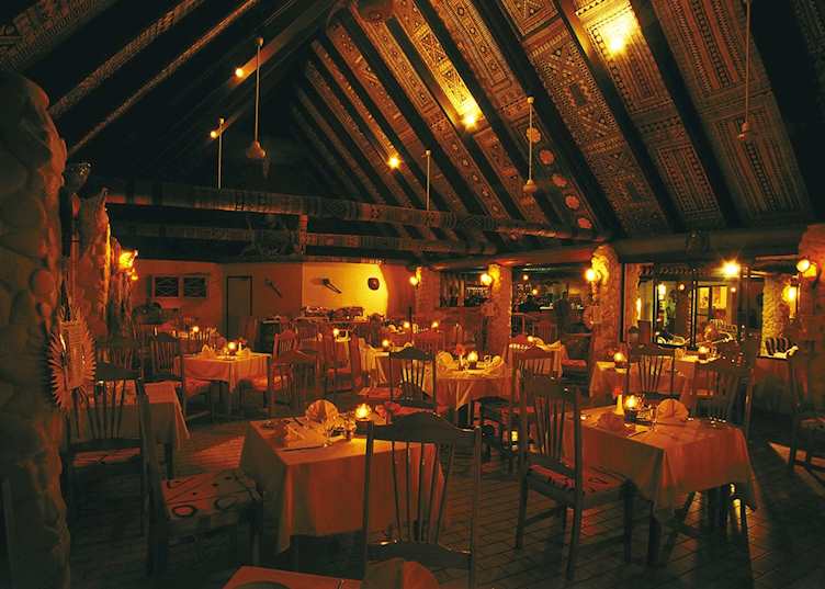 The restaurant, Matamanoa Island Resort, Mamanuca and Yasawa Islands