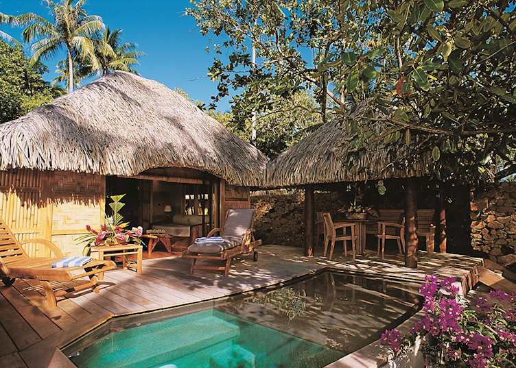 Beach villa with pool, Le Taha'a Private Island and Spa, Taha'a