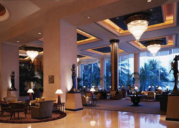 The lobby, Shangri-La Hotel, Bangkok