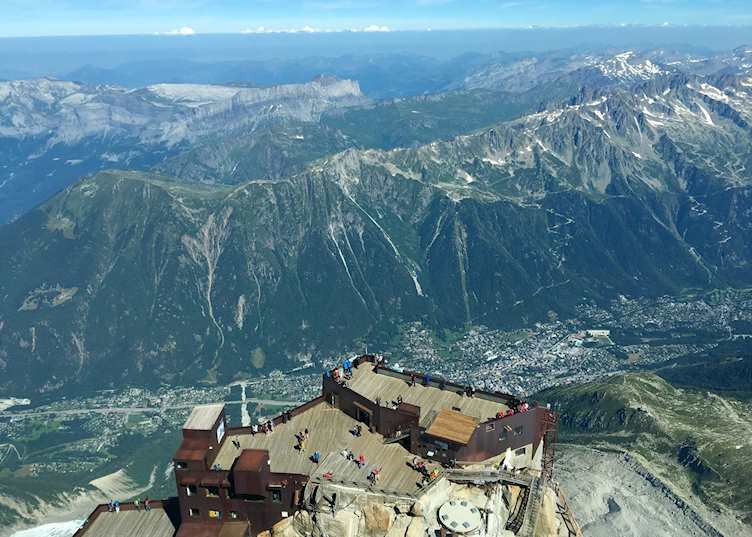 Top of the Aiguille du Midi