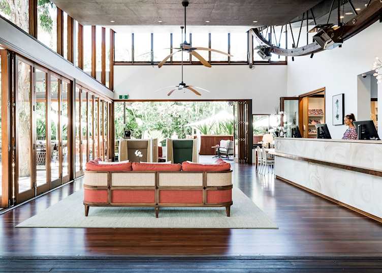 Reception area at Crystalbrook Byron