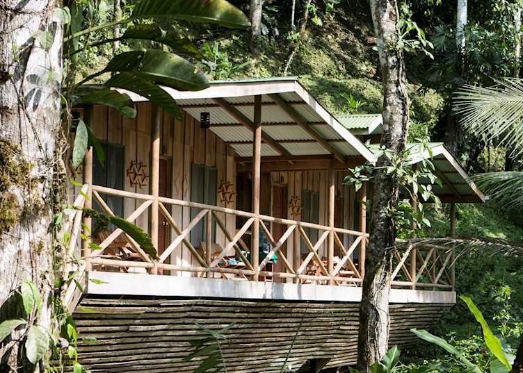 Lodge rooms at Rios Tropicales