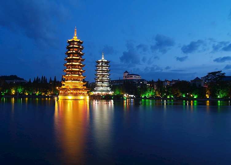 Sun and Moon Pagodas, Guilin