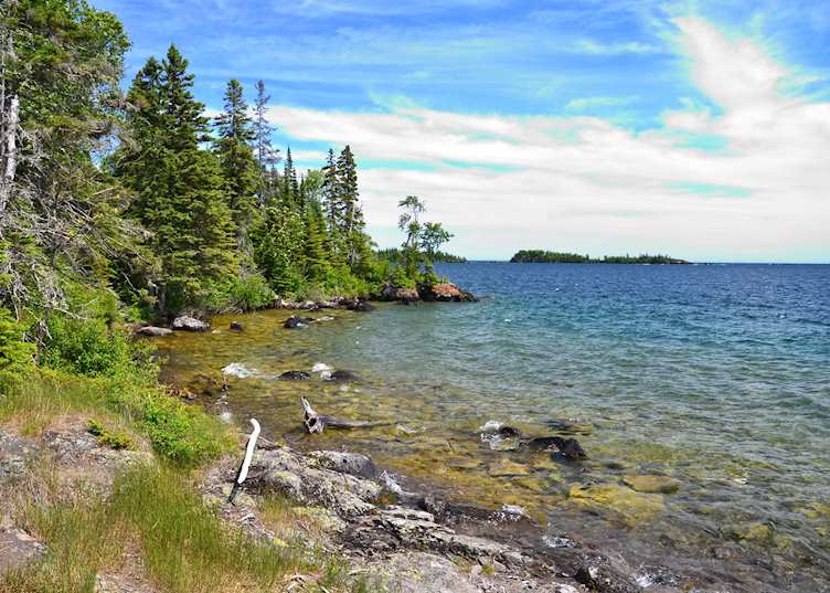 Isle Royale coastline 