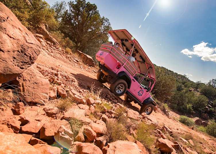 Pink Jeep Diamondback Gulch