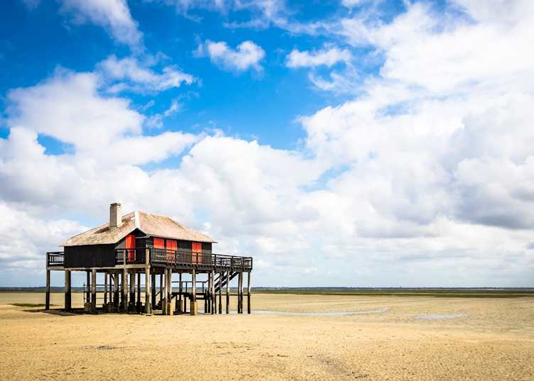 House on stilts, Cap Ferret, France