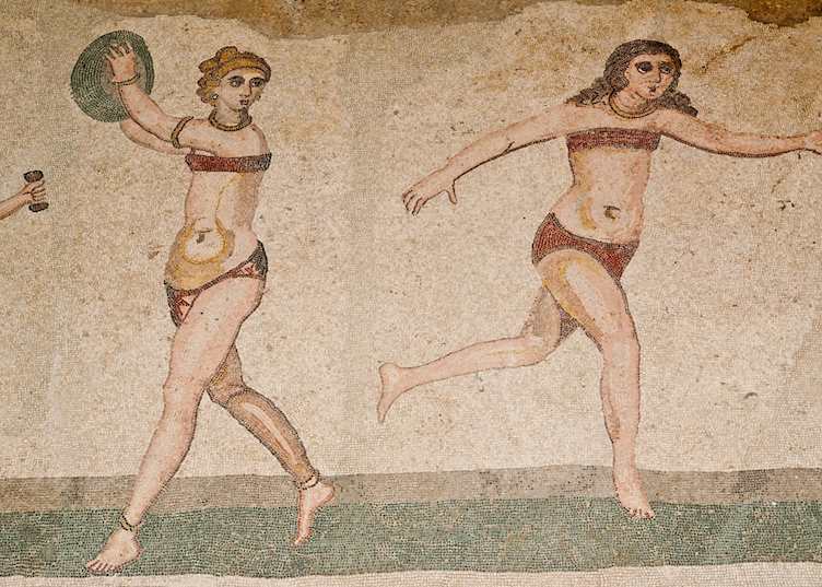 Ancient civilization decoration, Villa Romana del Casale