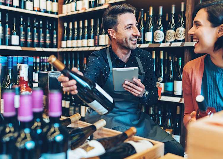 Wine merchants, France