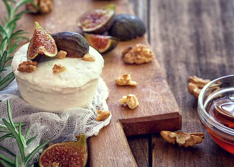 Goats cheese and figs, France