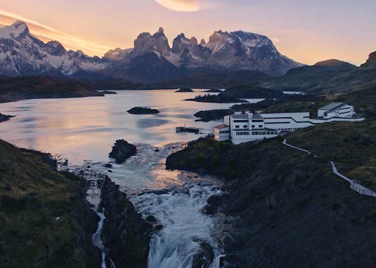 Sunset at the Explora Patagonia