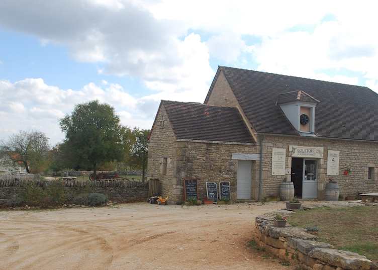 Goat cheese farm stand, Dordogne, France