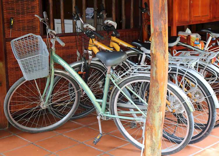 Bikes available at Coco Riverside Lodge
