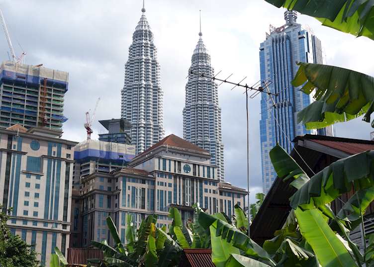 View of the Petronas Towers from Kampong Baru