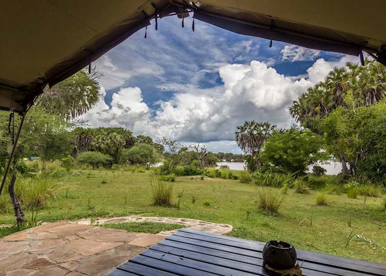 Lake Manze Camp, Selous Game Reserve