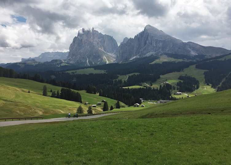 Views across Alpe di Siusi, Dolomites