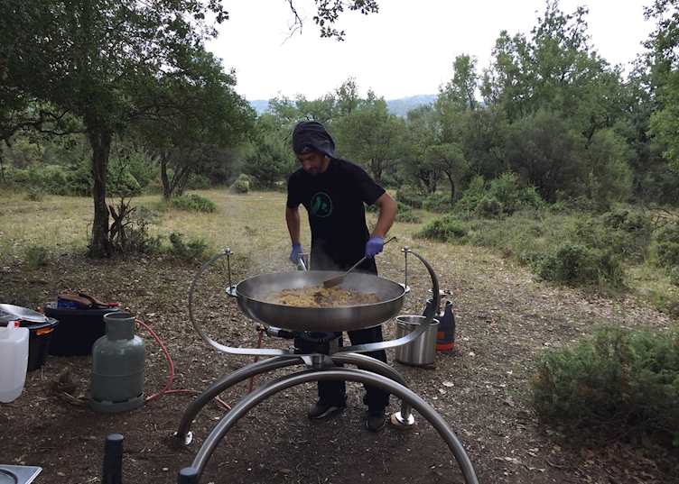 Truffle cooking demonstration, Central Greece