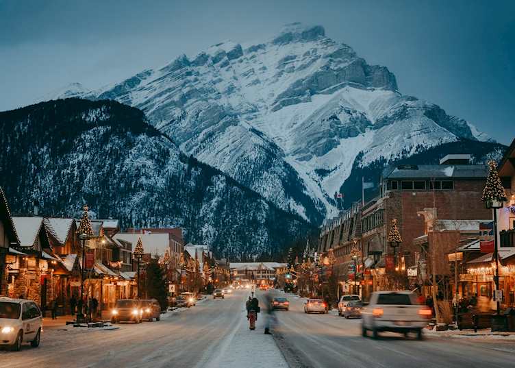 Winter in Banff, Alberta