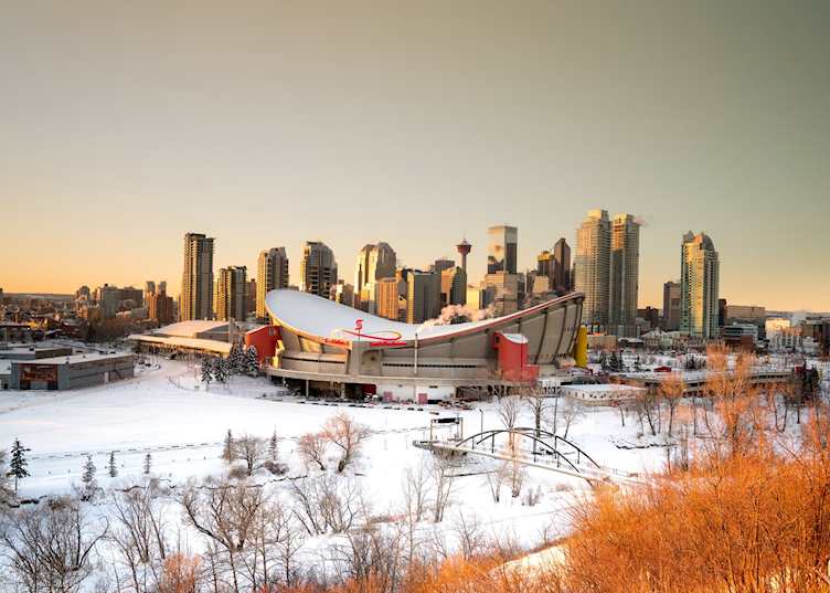 Calgary in winter, Alberta