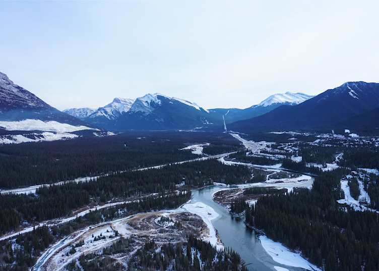 Views from Mount Assiniboine Helicopter Glacier Tour