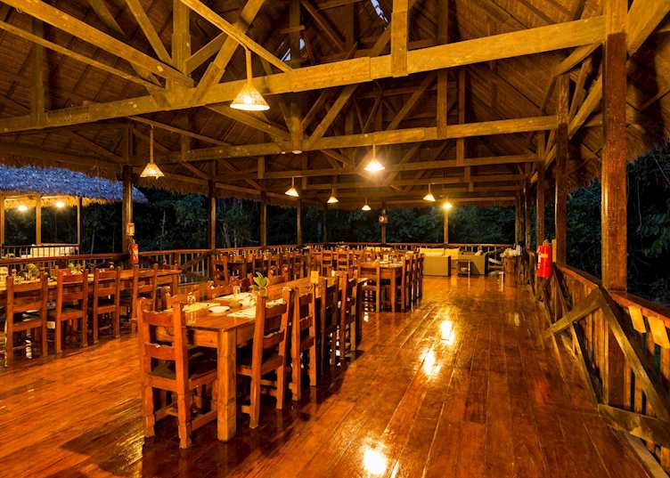 Dining Room at Tambopata Research Centre