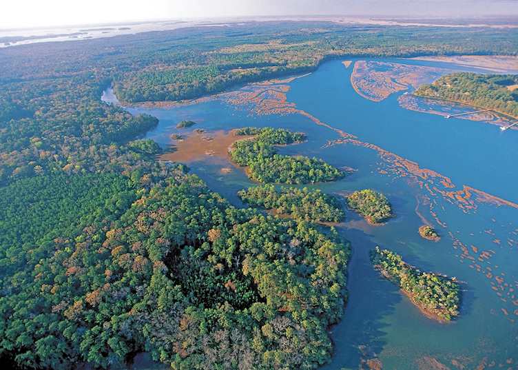 Aerial view of Montage Palmetto Bluff