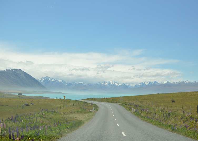 Drive to Lake Tekapo