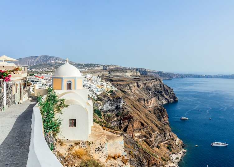 Path to Oia, Santorini