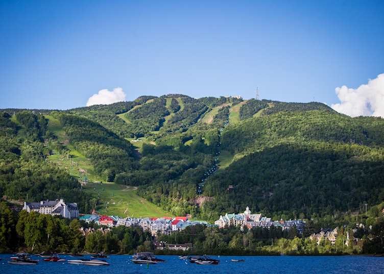 Clear skies over Mont-Tremblant, Québec